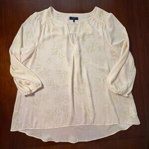 Kaari Blue Top Size Large